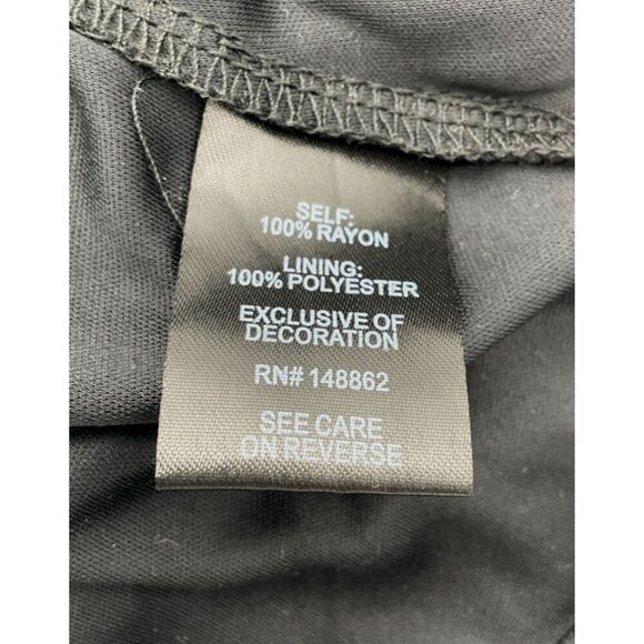 Torrid Mini Gauze Lace-Up Black and Pink Floral Skater Dress 1X Flutter Sleeves - Picture 6 of 8